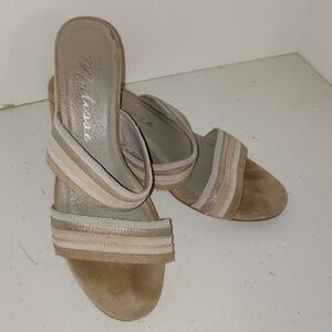 Matisse Bonita Open Toe Heeled Tan Sandal Size 7 Womens